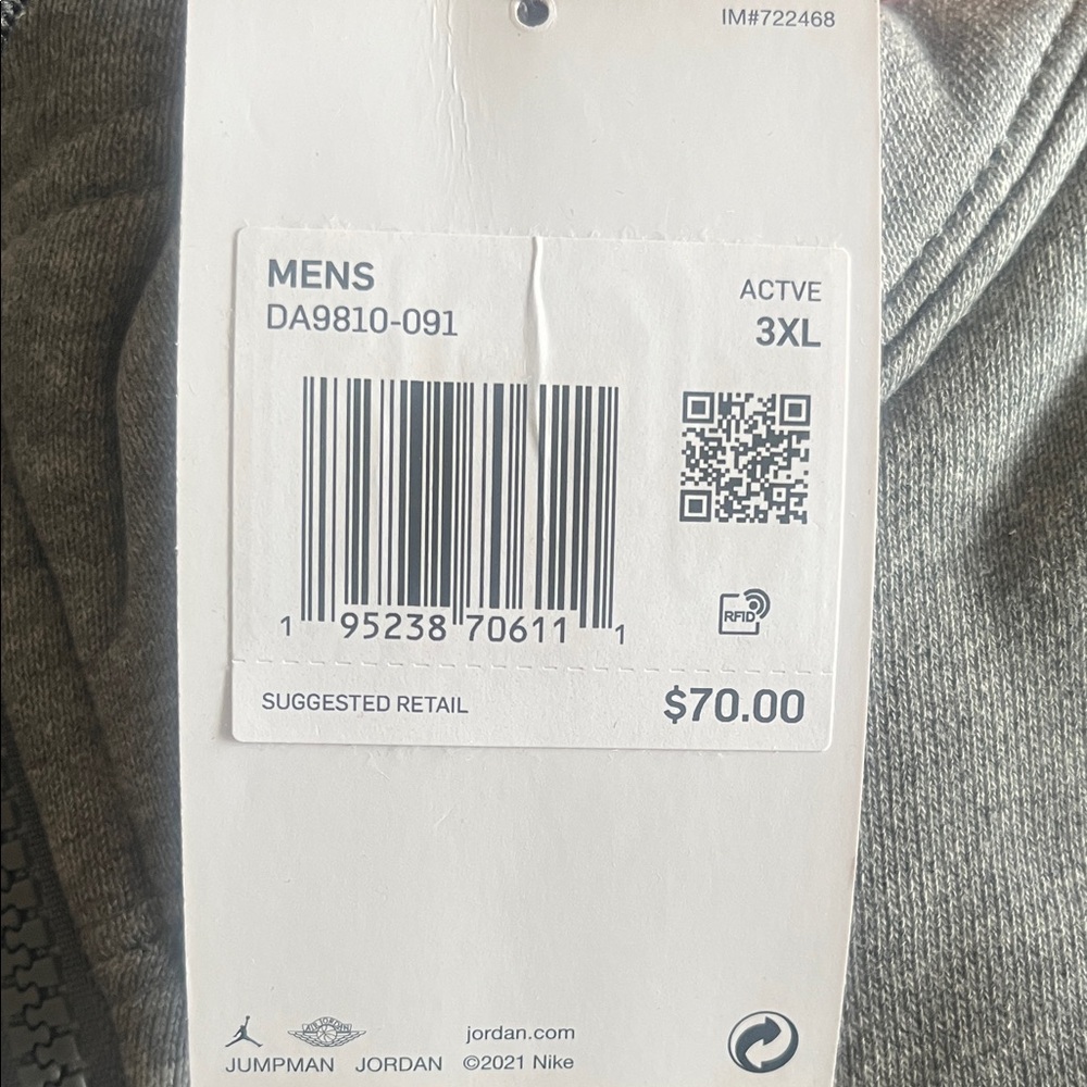 Nike Men's Gray Hoodie 3XL - Picture 4 of 6